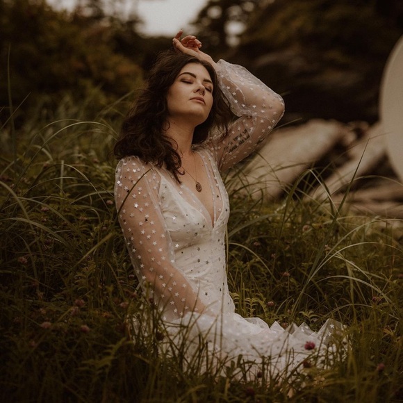 For Love & Lemons All That Glitters Maxi Dress - Picture 6 of 16